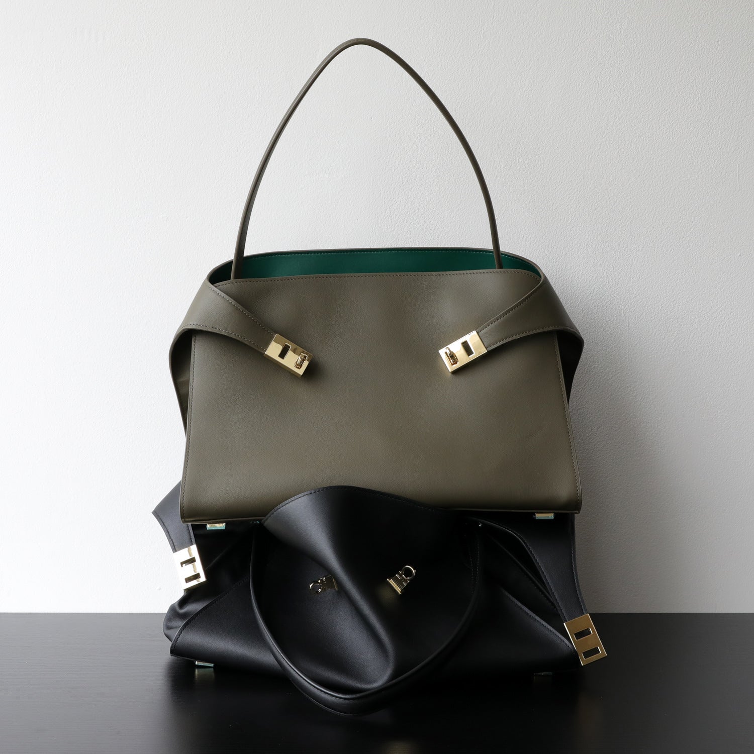  Luxury Genuine Leather Tote Bag for Women, Large Capacity, Top-Grain Cowhide, Handheld Shoulder Bag, HUG Style #