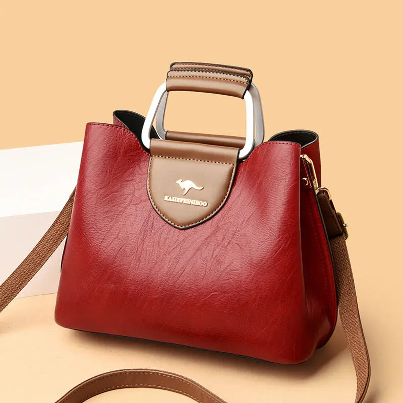  Cross shoulder bag women's handbag women's bucket bag #