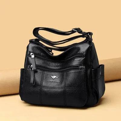  Real Leather Women's New Large Capacity Crossbody Bag #